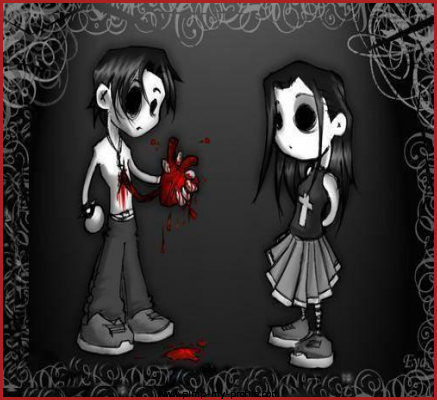 Emo Love Cartoons Pictures. EMO