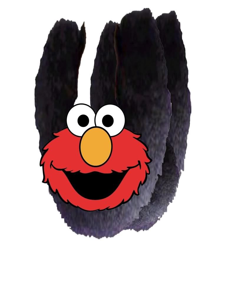 Elmo With Afro