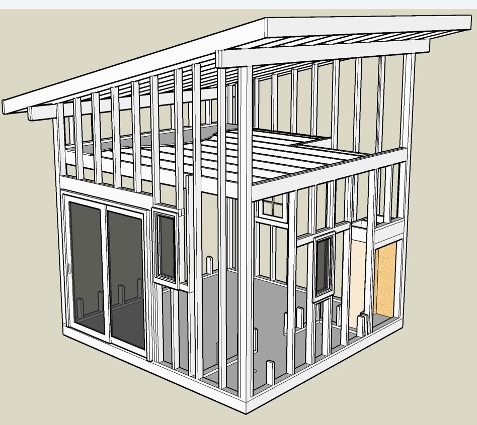 Simple Shed Roof House Plans